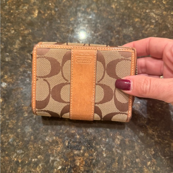 Coach Handbags - Coach Brown and Tan Wallet